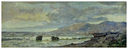 GIUSEPPE ROSSI Firenze 1876 – Padova 1952 Senza titolo Olio su tavola 34,5 x...