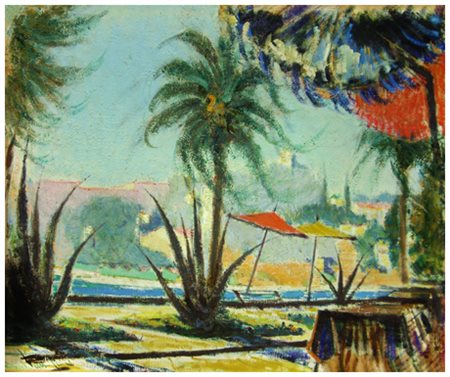 VADAGRAZI (Mario Vadalà Graziani) Torre del Greco 1932 Rapallo 1955 Olio su...