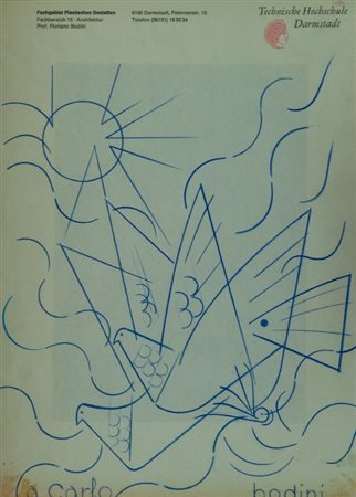 Floriano Bodini (Gemonio (Va) 1933) SENZA TITOLO Matita su carta, cm. 28,5x22...