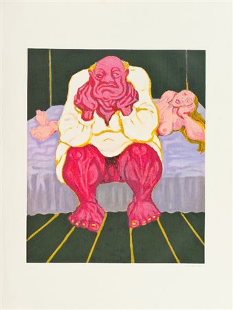 Giuseppe Migneco (Messina 1908 - Milano 1997) SENZA TITOLO Acquaforte di cm....