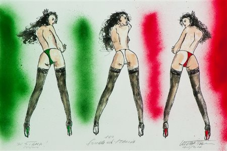 Mauro Capitani (San Giovanni Val d'Arno 1949) SORELLE D'ITALIA, 2011...