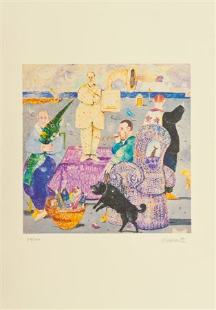 Antonio Possenti (Lucca 1933) SENZA TITOLO Fotolitografia su carta, cm....