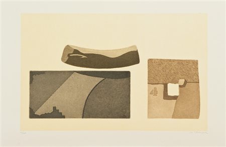 Giò Pomodoro (Orciano di Pesaro 1930 - Milano 2005) COMPOSIZIONE CON TRE...