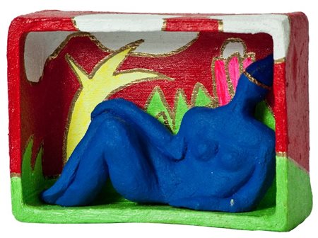 Giancarlo Montuschi (Faenza 1952) SENZA TITOLO Terracotta dipinta, cm....