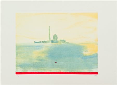 Virgilio Guidi (Roma 1891 - Venezia 1984) SAN GIORGIO Acquaforte di cm....