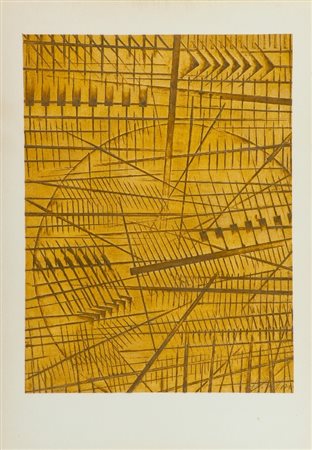 Arnaldo Pomodoro (Marciago di Romagna (Rn) 1926) SENZA TITOLO Litografia su...