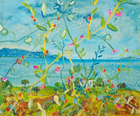 Alfredo Fabbri (Grosseto 1926 - 2010) PRIMAVERA, 1966 Olio su tela, cm. 50x60...