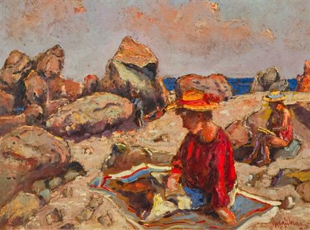 Franco Mazzaccherini (La Spezia 1939 - Livorno 1999) ANTIGNANO, 1990 Olio su...