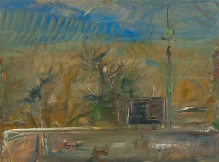 Folco Chiti Batelli (Firenze 1932 - 2011) SENZA TITOLO, 1981 Olio su cartone,...