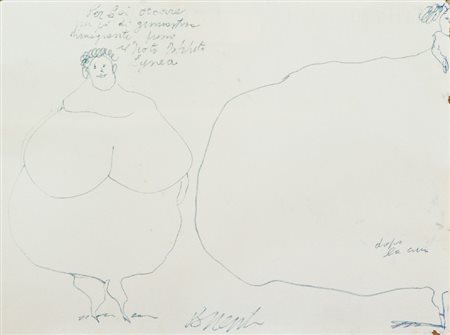 Antonio Possenti (Lucca 1933) GINNASTICA DIMAGRANTE (DOPO LA CURA), anni '60...