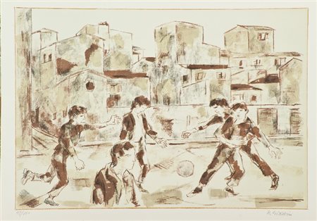 Renzo Grazzini (Firenze 1912 - 1989) LOTTO UNICO DI DUE OPERE - "Senza...