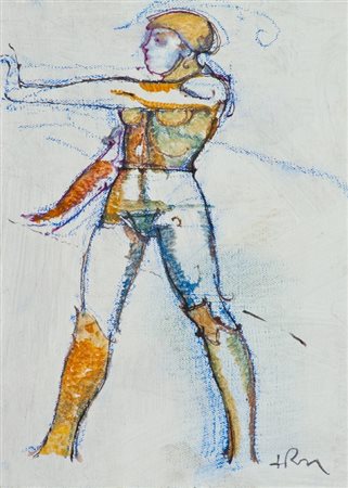 Raffaele De Rosa (Podenzana (Ms) 1940) FIGURA Tecnica mista su tela applicata...