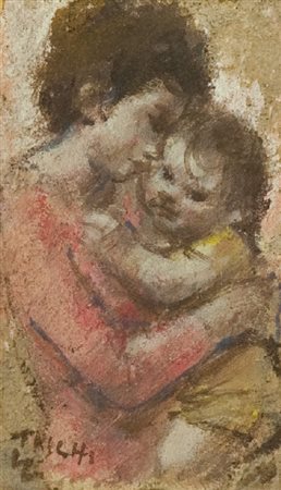 Ermanno Toschi (Lugo di Romagna (Ra) 1906 - Fiesole (Fi) 1999) MATERNITÀ...