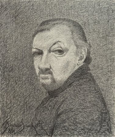 Franco Sacchetti (Venezia 1922 - Montecatini Terme (Pt) 1988) AUTORITRATTO,...