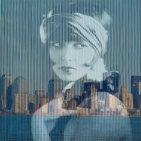 Malipiero (Brescia 1934) LOUISE BROOKS - NEW YORK, 2011 Collage, cm. 50x50...