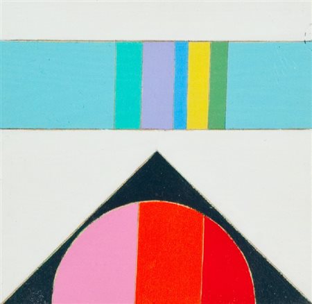 Eugenio Carmi (Genova 1920) IMMAGINANDO UN MONDO MIGLIORE, 2008 Acrilico su...