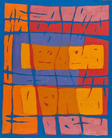 Antonio Corpora (Tunisi 1909 - 2004) PAESE DELL'INFANZIA, 1971 Olio su tela,...