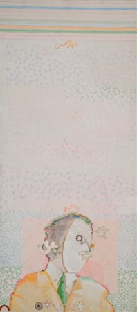 Luca Alinari (Firenze 1943) SENZA TITOLO, 1971 Tecnica mista su tela, cm....