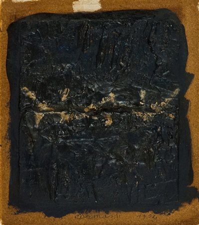 Arturo Carmassi (Lucca 1925) RILIEVO, 1994 Tecnica mista su cartone, cm....