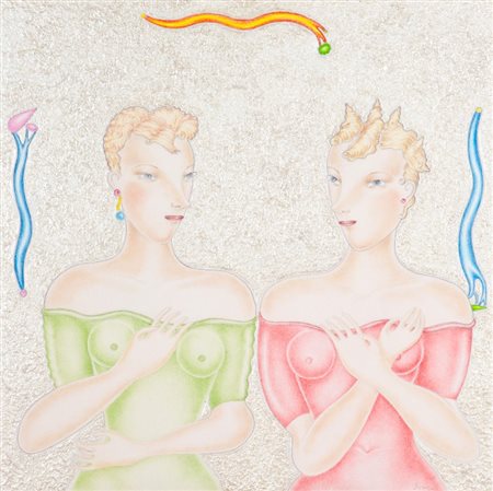 Luca Alinari (Firenze 1943) SENZA TITOLO Tecnica mista e resine su tela...