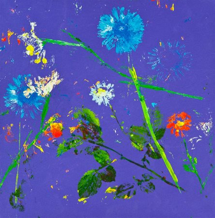 Massimo Barzagli (Marradi (Fi) 1960) IMPRESSIONI DI FIORI Olio su tela, cm....