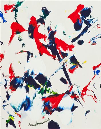 Luigi Montanarini (Firenze 1906 - 1998 ) SENZA TITOLO Tecnica mista su carta,...