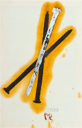 Franco Ionda (Firenze 1946) SENZA TITOLO, 2000 Tecnica mista su tela, cm....