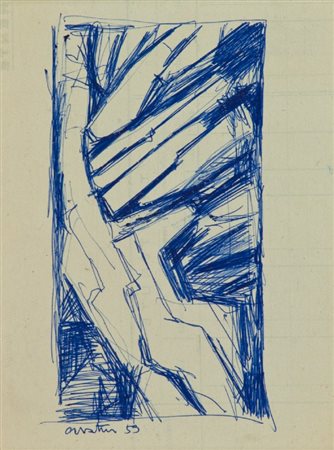 Gualtiero Nativi (Pistoia 1921 - Greve in Chianti (Fi) 1999) STUDIO, 1959...