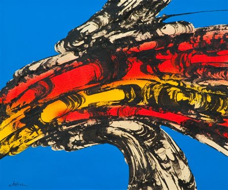 Ferdinando Chevrier (Livorno 1920 - 2005) PASSAGGIO, 1972 Olio su tela, cm....