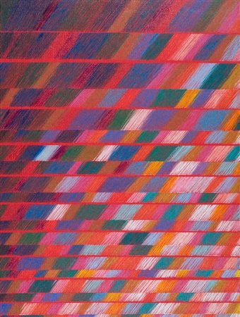 Piero Dorazio (Roma 1927 - 2005) VICE - VERSA, 1981 Olio su tela, cm. 80x60...