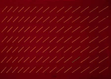 Mario Nigro (Pistoia 1917 - Livorno 1992) SENZA TITOLO, 1970 Olio su cartone,...