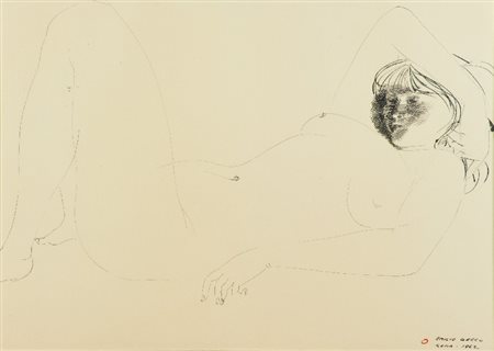 Emilio Greco (Catania 1913 - Roma 1995) NUDO DISTESO, 1962 China su...