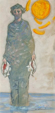 Giampaolo Talani (San Vincenzo 1955) L'OMBRA CON LE CONCHIGLIE, 2011 Tecnica...