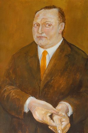 Giuliano Vangi (Barberino di Mugello 1931) FIGURA, 1982 Tecnica mista su...