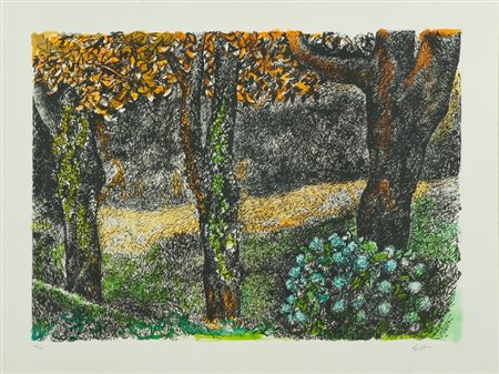 Renato Guttuso (Bagheria (Pa) 1912 - Roma 1987) BOSCO Acquaforte e acquatinta...