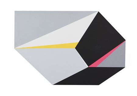 Frangi Reale Franco Forme, 2009 acrilico su tela applicata su tavola, cm....