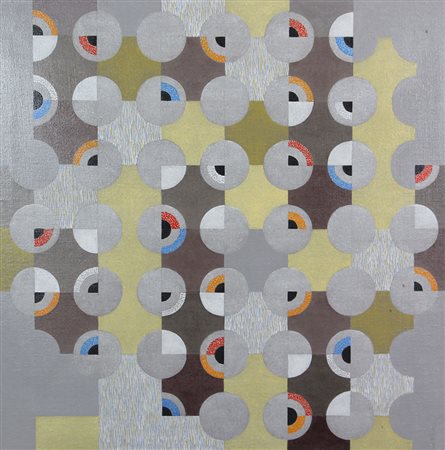 Nangeroni Carlo Senza titolo, 2000 acrilico su tela, cm. 65x65 firmato e...