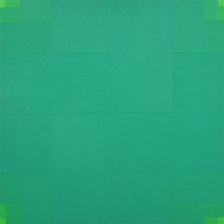 Tornquist Jorrit Senza titolo, 1971 acrilico su tela, cm. 50x50 firmato e...