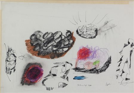 Dangelo Sergio The Moment of Emma, 1957 tecnica mista su carta, cm. 34x48,5...