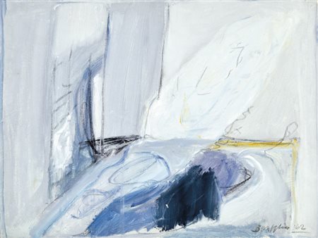 BONFIGLIO XX secolo senza titolo 1962 olio su tela 30x40 firma e data in...