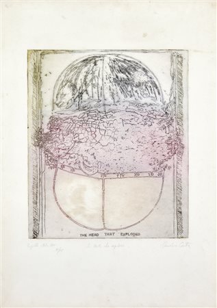 COSTA CLAUDIO Tirana (Albania) 1942 - Genova 1995 La testa che esplose 1970...