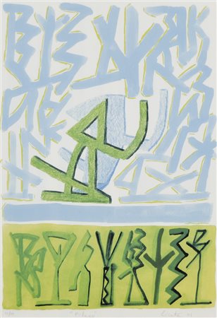 LICATA RICCARDO Torino 1929 - Venezia 2014 Filaco 2001 litografia es. 15/75...