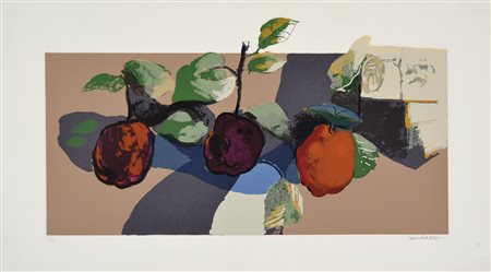 BOSCOLO NATTA Chioggia 1925 - Venezia 2002 Natura morta 1997 serigrafia es....