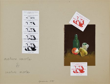 SARENCO Brescia 1945 Nature smorte & Snature morte 1975 tecnica mista e...