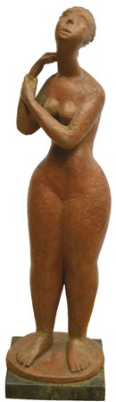 MANARIN GUIDO Venezia 1918-1955 Nudo scultura in pietra d'Istria h. 34 firma...