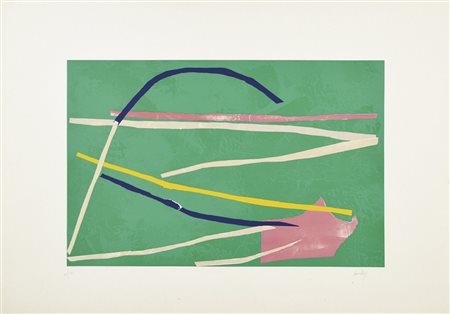 LANSKOY ANDRE' Mosca 1902 - Parigi 1976 senza titolo litografia es. 12/100...