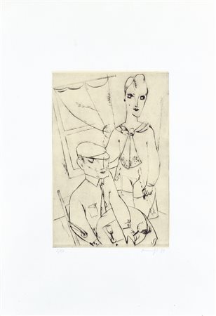 MANFREDI ALBERTO Reggio Emilia 1930 - 2001 Figure 1989 acquaforte es. 2/10...