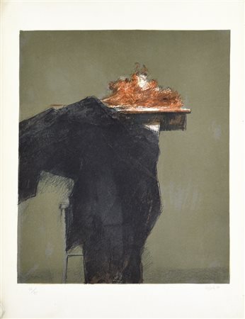 CAPPELLI GIOVANNI Cesena 1923 - Milano 1997 senza titolo 1971 litografia es....