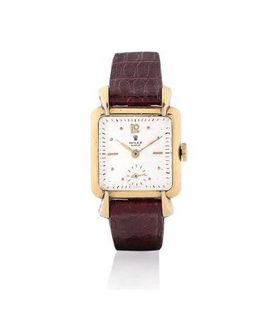 ROLEX REF. 8047ROLEX REF. 8047 ANNI '40. C. in oro giallo 18 kt con anse a...