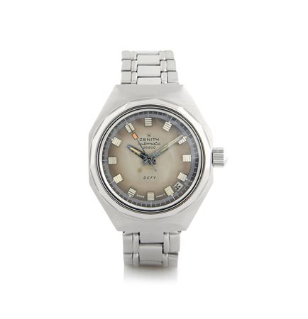 ZENITHZENITH AUTOMATIC 28800 DEFY ANNI '70. C. ottagonale in acciaio con...